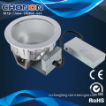 Horizontal 2*PLC32W downlight with die cast and PC ring